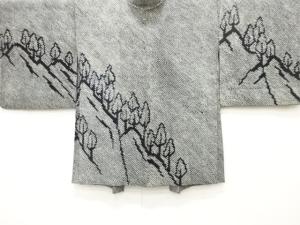 アンティーク　本総絞り　樹木風景模様　絵羽織